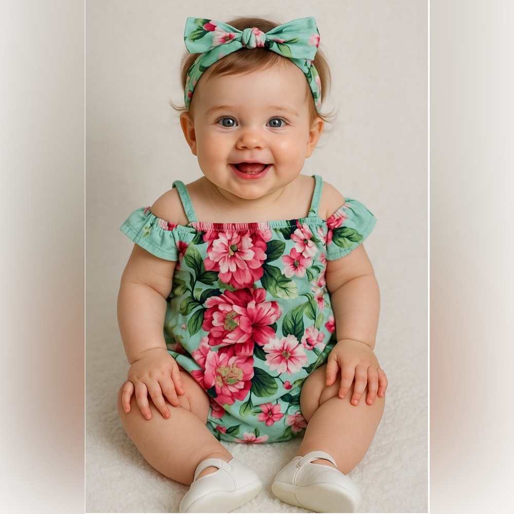 Matching set for baby girl